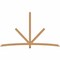 Ekena Millwork Alberta Timber Gable Bracket, Western Red Cedar, 108"W x 63"H x 3 1/2"D x 3 1/2"F, 14/12 Pitch GBW108X63X0404ALB00SWR - alternate 1